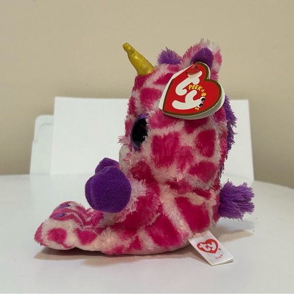 TY Peek-A- Boos - Uni the Unicorn Phone Holder (Glitter Eyes) - Picture 2 of 11